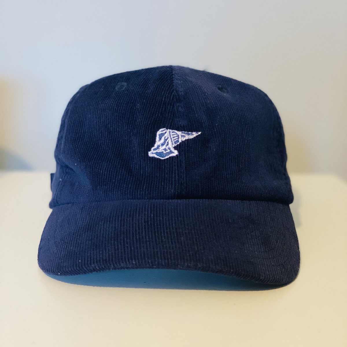 Ice Cream' 6 Panel Corduroy Cap (Navy 