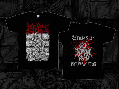 Cenotaph - 25 Years of Sick Embryonic Dead & Putrefaction Tshirts - Gildan - (Red Logo) main photo
