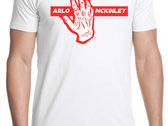 Arlo McKinley Skeleton T-Shirt (White and Black) photo 