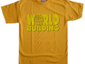 World Building - WORLD BUILDING / "V2.0" FLUORESCENT LOGO T-SHIRT (Gold)