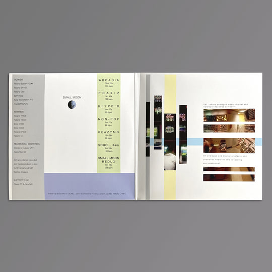欧2LP Chris Carter Small Moon (White Vinyl) CCLP4WHITEVINYL Mute 未開封 /00520 Chris Carter - Small Moon 2xLP – Mute US
