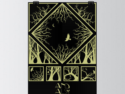 AND ALSO THE TREES Silkscreen Poster (Gold) main photo