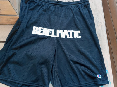 Rebelmatic Black Champion Mesh Shorts main photo