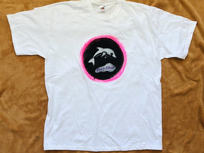 Punky pink Dolphin T-shirt, weiß, XL // No.4 main photo