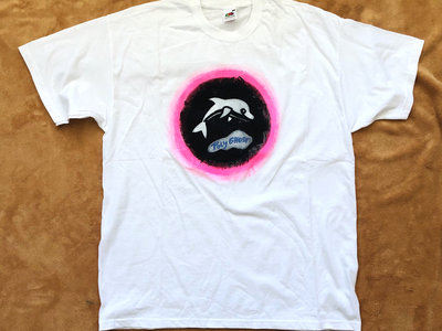 Punky pink Dolphin T-shirt, weiß, XL // No.5 main photo