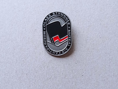Class Struggle/Antifascism/Mutual Aid enamel pin main photo