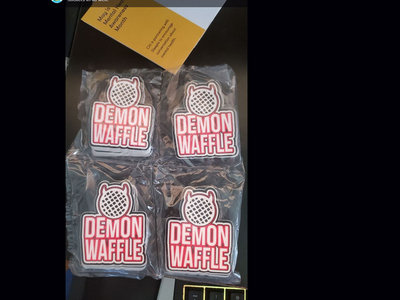 Demon Waffle Sticker - 4 pack main photo