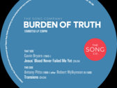 BURDEN OF TRUTH – 50th Anniversary Limited Edition Gatefold 12" Transparent Red Vinyl LP – LOCAL PICKUP BY ARTISTS & MEMBERS ONLY photo 