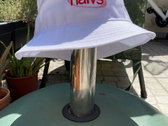 naive embroidered bucket hat - white photo 