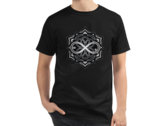 Organic Equanimous Unisex Black T-shirt - Black & White photo 