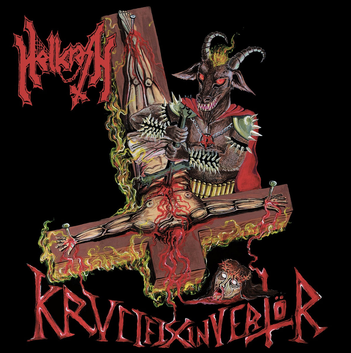ミュージック VATHOKIJA CORRUPT OF THE DEAD Hellcrash - Krvcifix Invertör | Dying Victims Productions