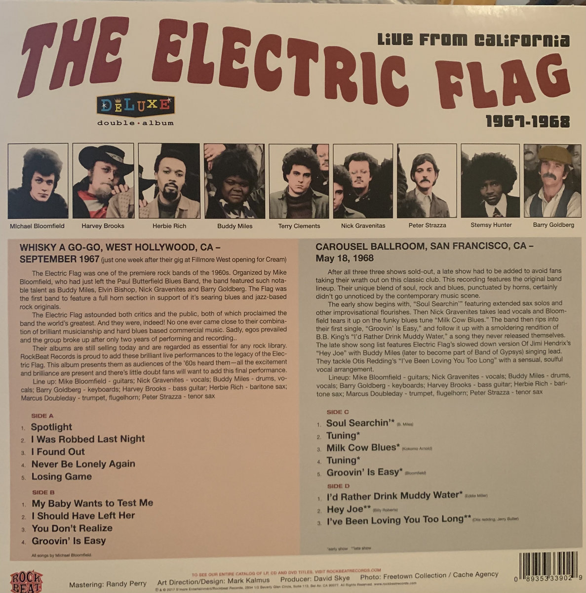 Live From California 19671968 The Electric Flag