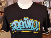 Black " Denku " tag t-shirt photo 