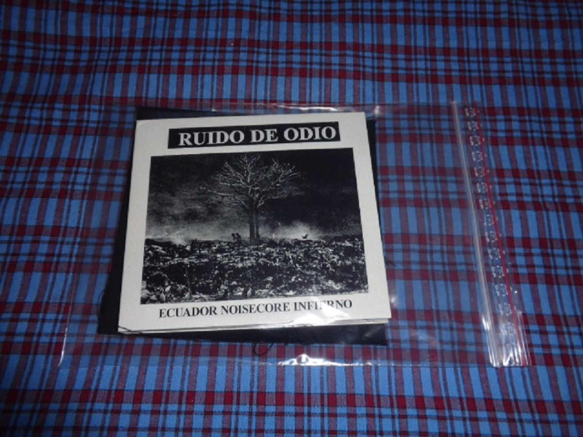 RUIDO DE ODIO  "ECUADOR NOISECORE INFIERNO" DOUBLE PRO CD-R