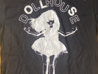 HYPER PRETTY BLACK DOLLHOUSE SHIRT WITH WHITE INK THIS ONE I THOUGHT WAS LOST FOREVER main photo