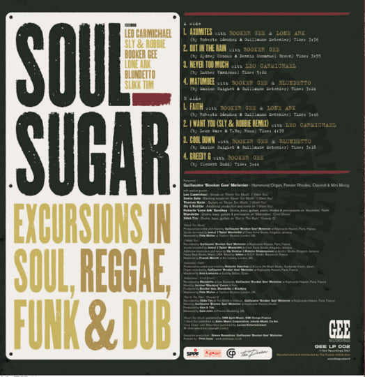 SOUL SUGAR 『EXCURSIONS IN DUB』 Excursions in dub | Soul Sugar | Gee Recordings