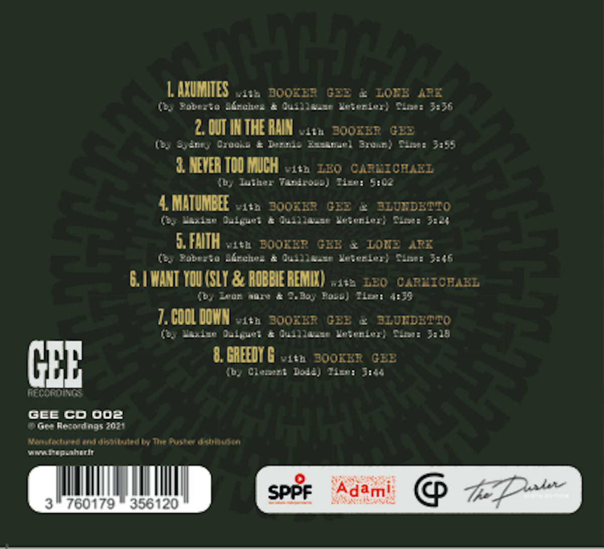 Excursions in soul reggae funk & dub | Gee Recordings