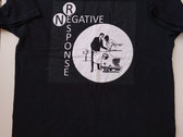 Short sleeve T shirt in original Negative Response Logo from 1981 photo 