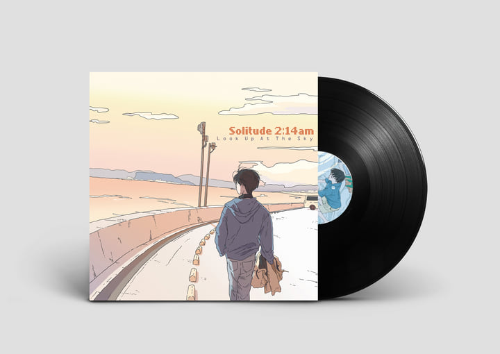 邦楽 Solitude 2:14 am / Look up at the sky LP Look Up At The Sky | Solitude 2:14am | Miles Apart Records
