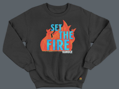Limited Edition "SET THE FIRE" crewneck sweatshirt main photo