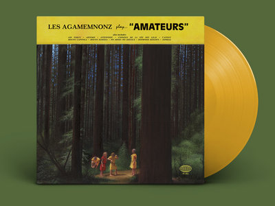 Les Agamemnonz play "Amateurs" - Edition spéciale, vinyle jaune (import) main photo