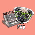 Hipster Pug image
