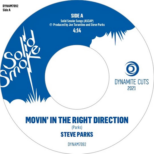 Steve Parks / Movin' In The Right Direction (Blue Vinyl) Steve Parks / Movin' In The Right Direction (Blue Vinyl)