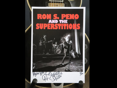 Limited Edition A4 Poster, signed by Ron S. Peno main photo