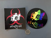 Biohazard & Rainbow Skull Sticker Pack photo 