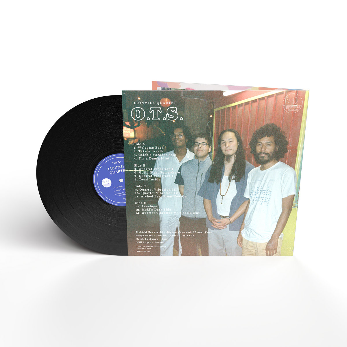 欧2LP Lionmilk Quartet O.T.S. PRF008 Preference Records /00520 Lionmilk Quartet – O.T.S. – 2 x Vinyl (LP, Album), 2021