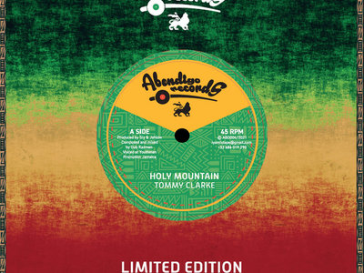 Tommy Clarke - Holy Mountain / Dub Kazman - Holy Mountain Dub main photo