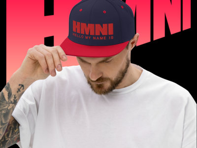 HMNI Embroidered Flat Bill Snap Back Hat main photo
