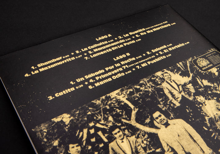 独LP Manzanita Y Su Conjunto Trujillo - Peru? 1971-1974  AADE013 Analog Africa /00260 Manzanita y Su Conjunto // Trujillo - Perú 1971-1974