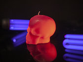 Scented fluorescent SKULL candle photo 