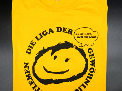 Die Liga der gewöhnlichen Gentlemen - Es ist nett, nett zu sein T-Shirt (gold-gelb) main photo