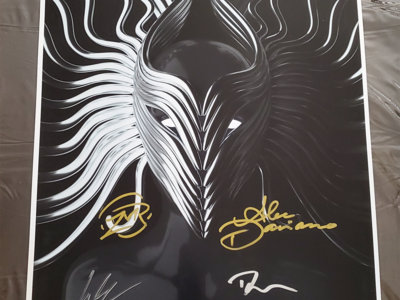 Autographed “Black Queen" Poster main photo