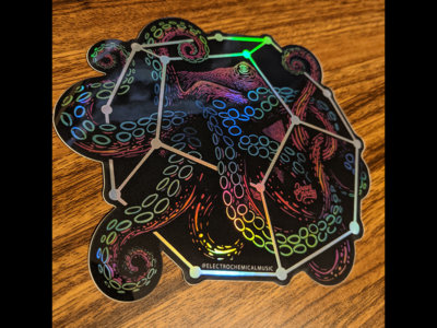 Octopus Holographic Sticker main photo