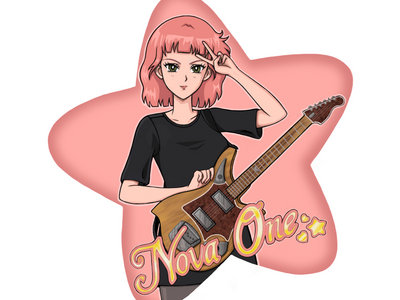 pink star sticker | NOVA ONE
