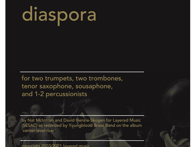 'Diaspora' Sheet Music (score/parts/mp3) main photo