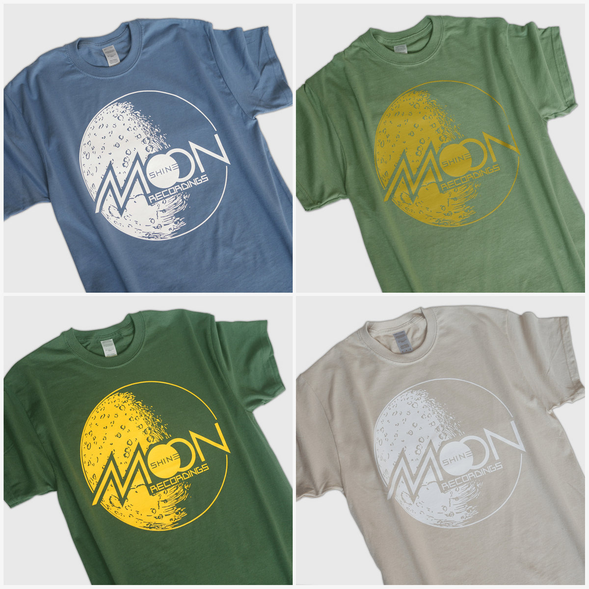 Moonshine classic moon logo T-shirt (various colours) | Moonshine