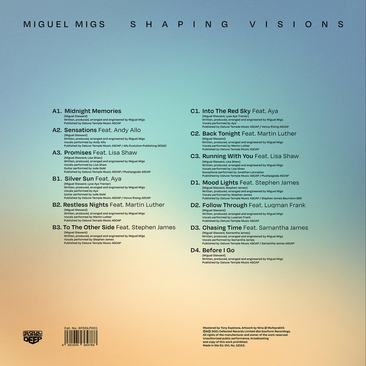 Shaping Visions | Miguel Migs | Soulfuric Recordings