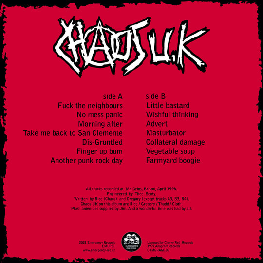 Chaos UK - The Morning After The Night Before | Chaos UK