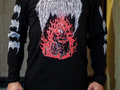 "Greg Abbott Self Immolation" Long-sleeve T-shirt main photo