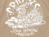 "THE TOKYO CHAINSAW MASSACRE" WORK SHIRTS(BEIGE x WHITE) photo 