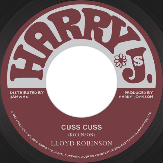 洋楽 Cuss Cuss LLOYD ROBINSON 7'inch Lloyd Robinson - Cuss Cuss (7