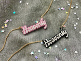 Heavenly Necklace by Tatty Devine - Black photo 