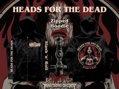 HEADS FOR THE DEAD - Slash 'n' Roll  Album Artwork Zipped Hoodie main photo