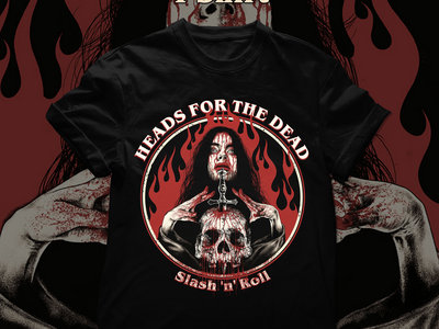 HEADS FOR THE DEAD - Slash 'n' Roll  Album Artwork T-shirt main photo
