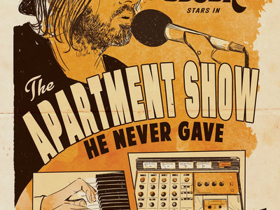 'The Apartment Show He Never Gave' movie poster. Ltd Ed. of 25 signed & numbered main photo