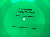 A Letter from Souls of The Dead exhibition catalogue with flexi disc photo 